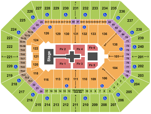 Target Center Seating Chart: TobyMac