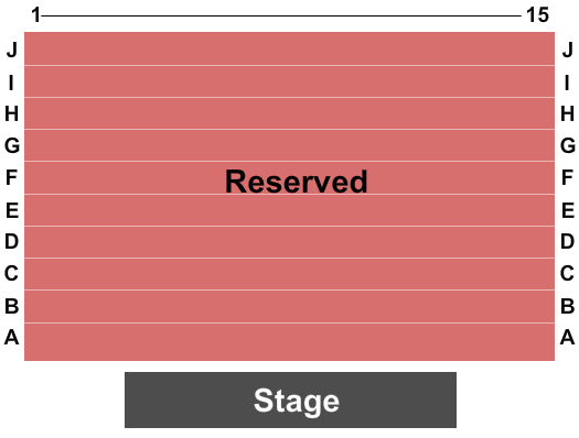 Tawas Bay Playhouse Seating Chart