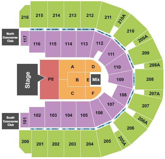 Garth Brooks Cajundome Seating Chart