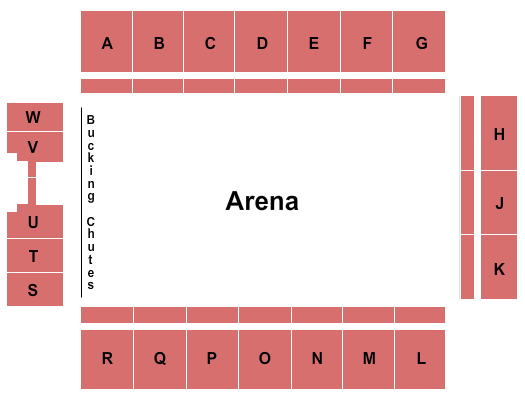 Taylor County Expo Center Seating Chart: Rodeo