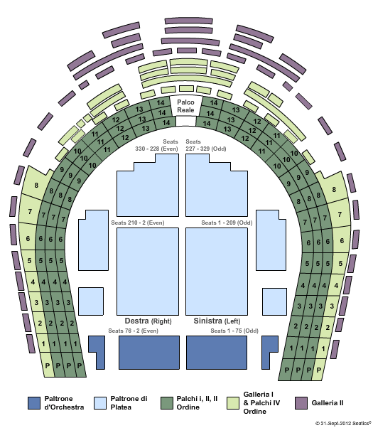 Teatro Grande Brescia Seating Chart