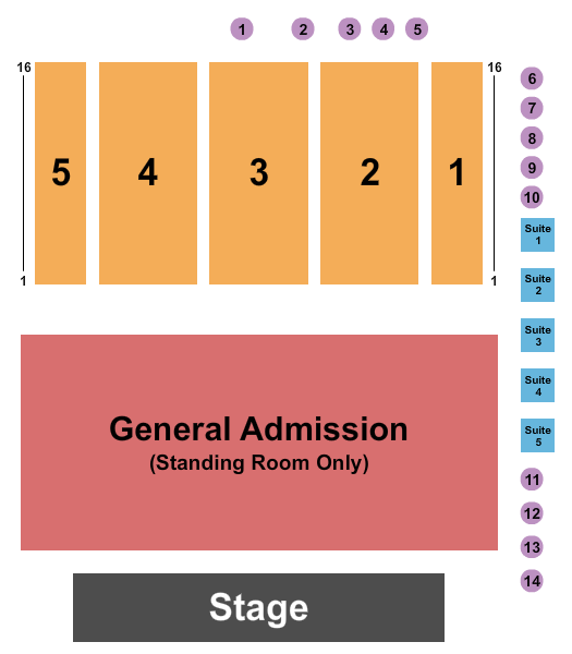 Boeing Center at Tech Port Seating Chart: Endstage 2