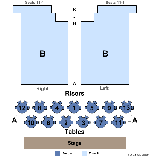Temple For The Performing Arts Seating Chart