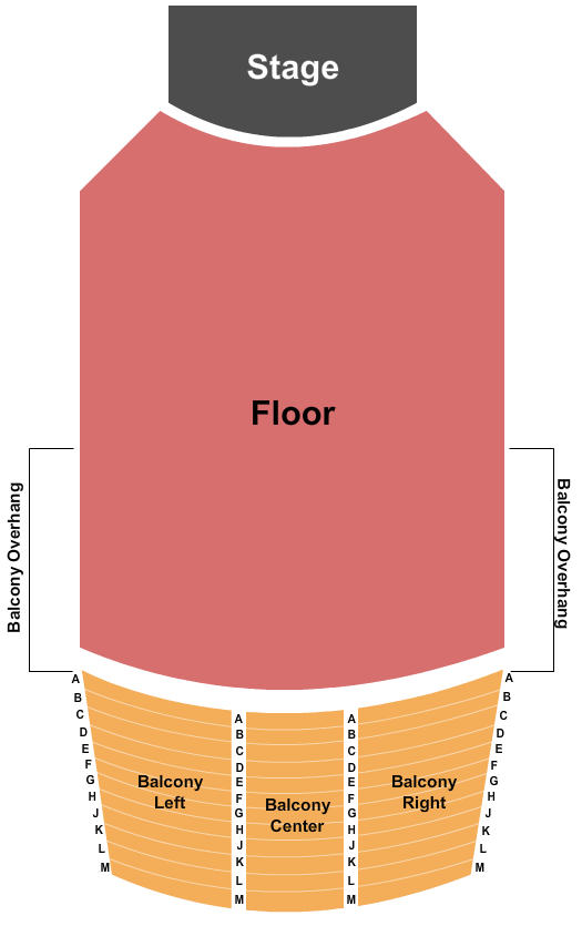 TempleLive - Wichita Seating Chart: End Stage