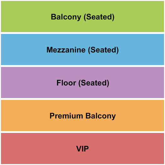 TempleLive Peoria Seating Chart: VIP/Seated