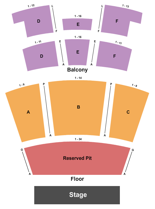 TempleLive Seating Chart