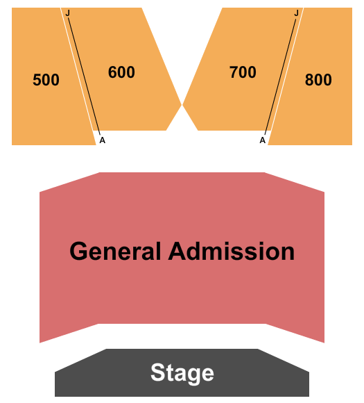 Temple Theater - Rochester Seating Chart: Endstage GA Floor