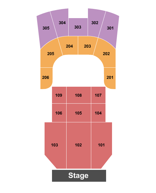 Temple Theatre Seating Chart
