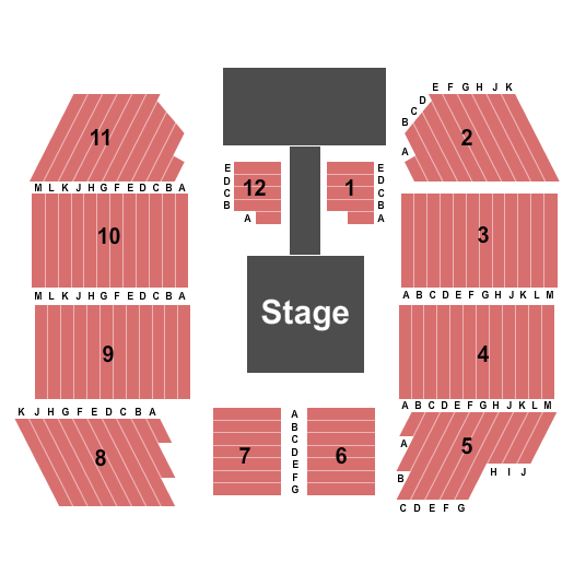 Tennessee Ballroom at Gaylord Opryland Seating Chart: Circus