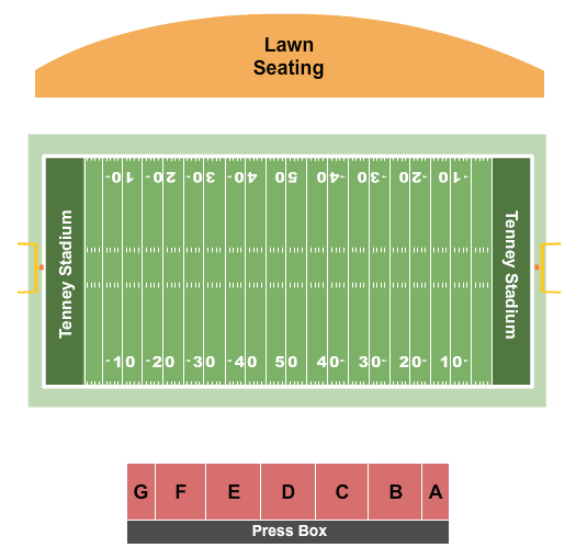 Tenney Stadium at Leonidoff Field Map