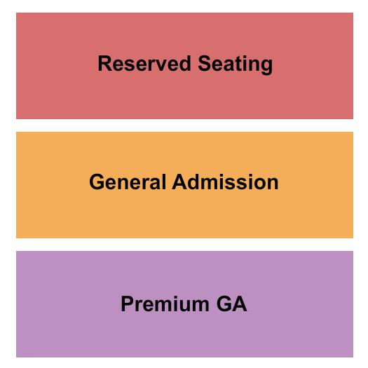 Terminal B at the Outer Harbor Seating Chart: Reserved/Premium/GA