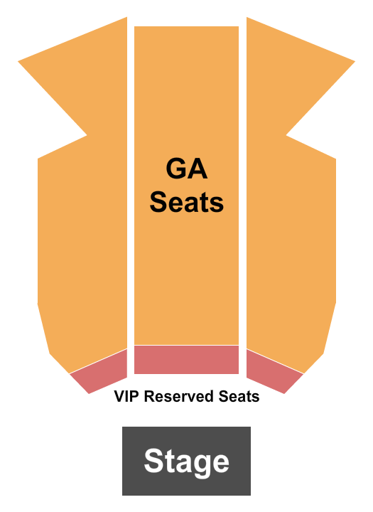 Texarkana Convention Center - AR Seating Chart: Endstage - GA & VIP