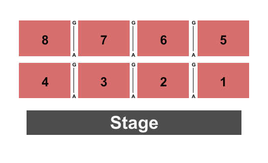 Texarkana Convention Center Seating Chart: Endstage