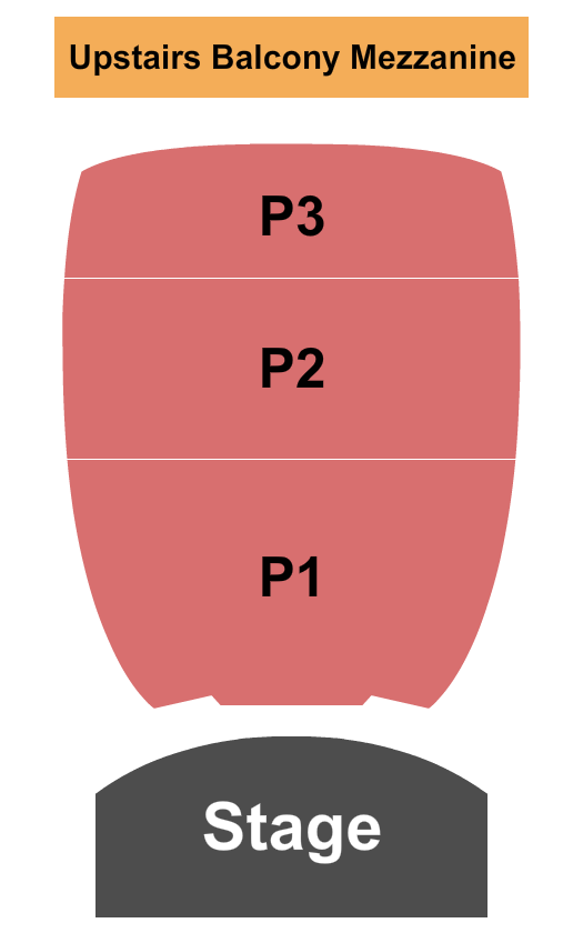 Texas Theatre - Dallas Seating Chart: P1-P3/Mezz