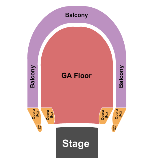 Thalia Hall Seating Chart: Enstage No GC