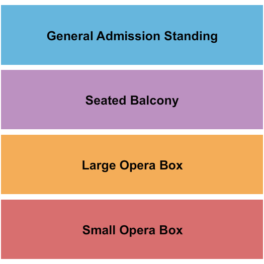 Thalia Hall Seating Chart: GA Standing/Seated Balc/Opera Boxes