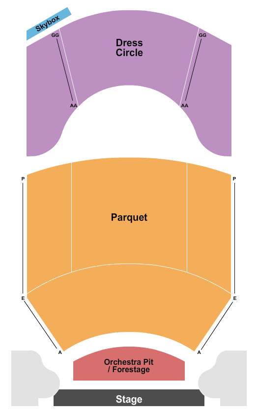 Thalian Hall Seating Chart: Endstage - No Gallery