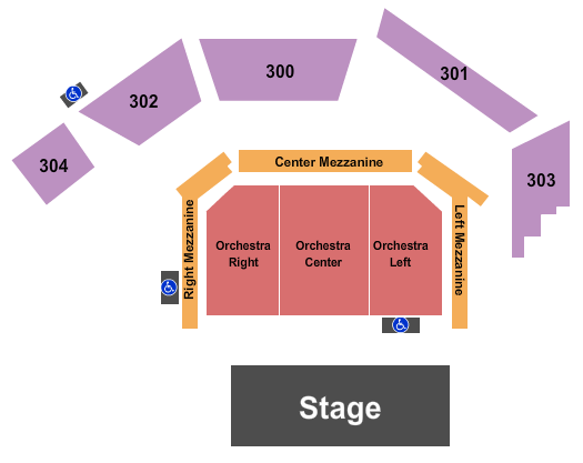 The Eastern - GA Seating Chart: End Stage