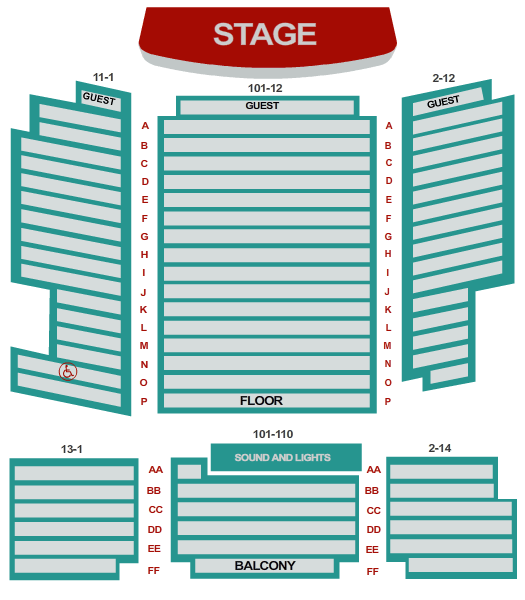 The Regent Theater Los Angeles Seating Chart