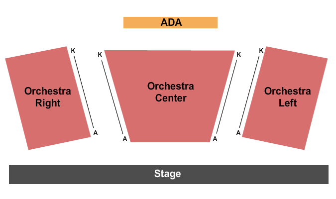 The 204 Cultural Arts Municipal Building Seating Chart: Endstage