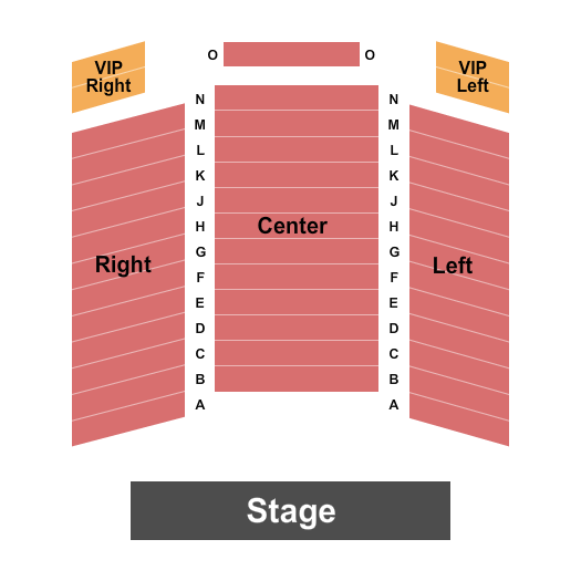 The Acorn Center Seating Chart: Endstage VIP