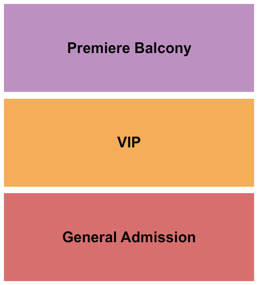 The Admiral - Omaha Seating Chart: GA/VIP/Premiere