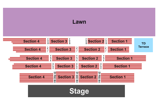 TD Amp Ballantyne Seating Chart: Endstage GC 2