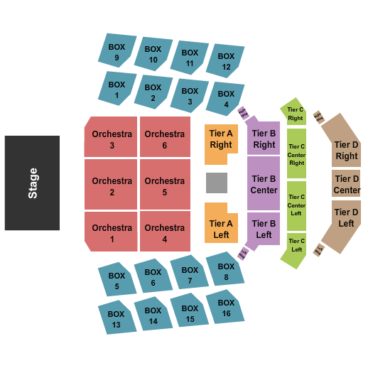 The Anthem - D.C. Seating Chart: Endstage 4