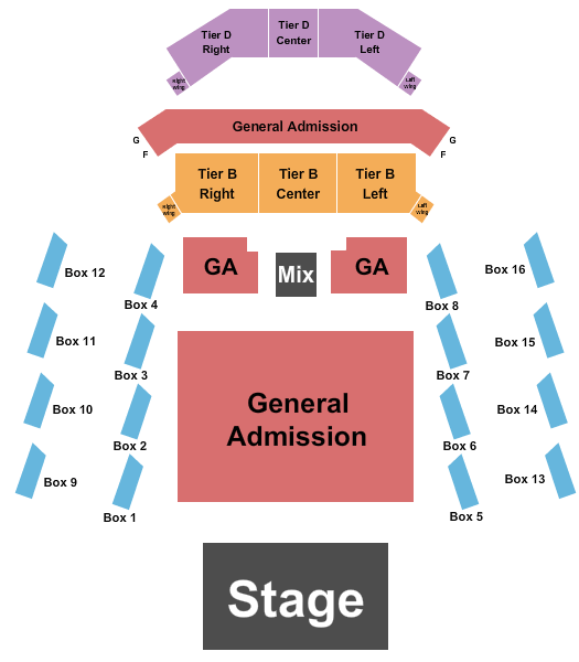 The Anthem Seating Chart