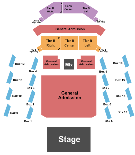 The Anthem - D.C. Seating Chart: Endstage GA