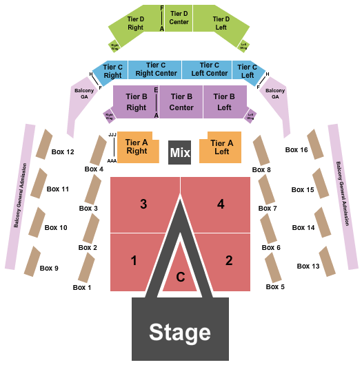 Tyler Oil Palace Seating Chart