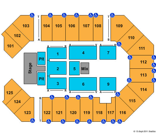 Southeastern Kentucky Agricultural And Exposition Center Seating Map