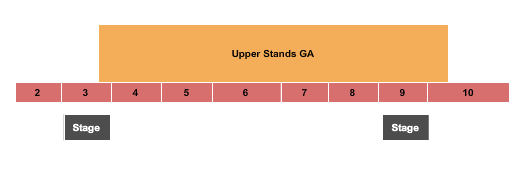 The Arena at the Central Wyoming Fairgrounds Seating Chart: Rodeo 3