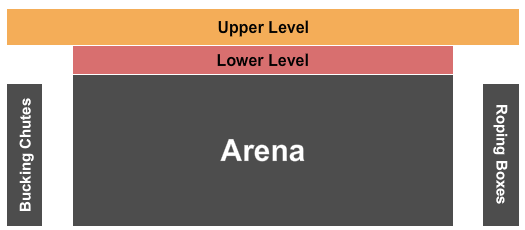 The Arena at the Central Wyoming Fairgrounds Seating Chart: Rodeo 4