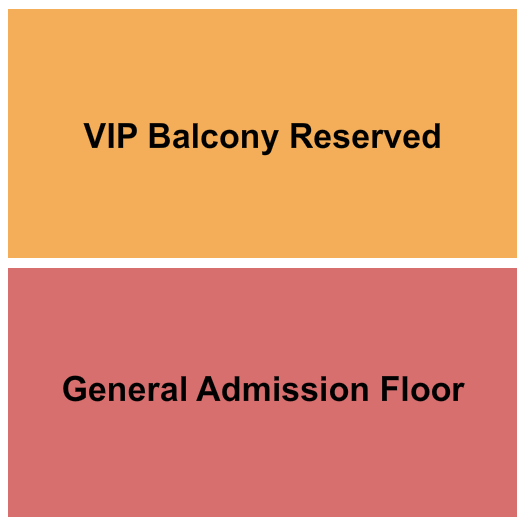 The Argo Seating Chart: GA Floor/VIP Balcony