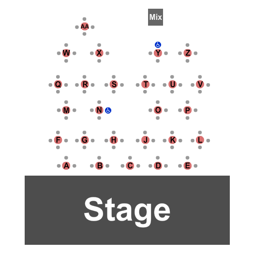 The Ark at Signature Theatre - Arlington Seating Chart: Endstage Tables