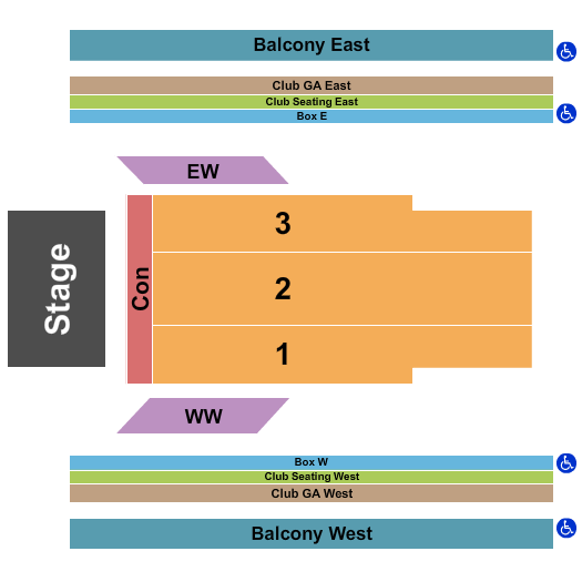 The Armory - Minneapolis Seating Chart: Endstage-3