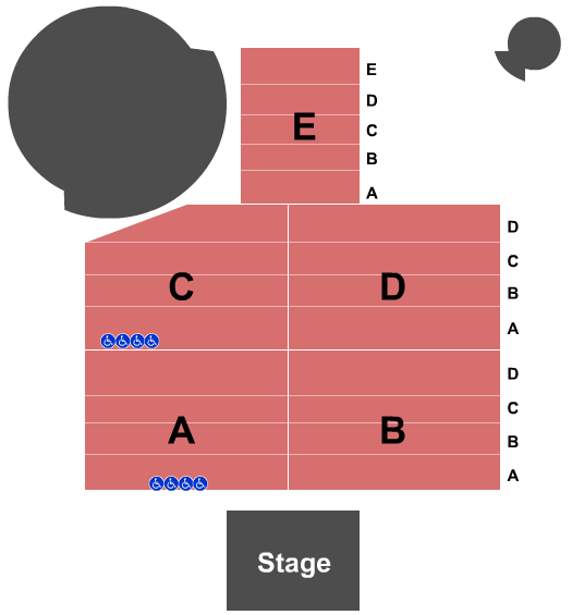 The Armory At MGM Springfield Seating Chart: End Stage