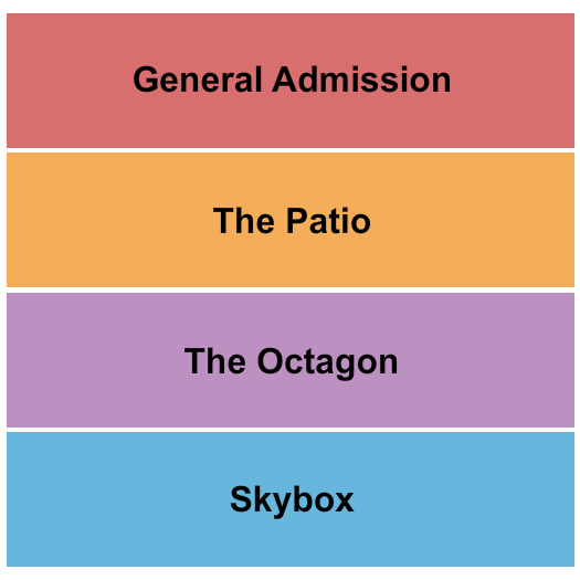 The Backyard - Waco Seating Chart: GA/Patio/Octagon/Skybox
