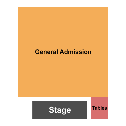 The Backyard at The Lumberyard Canyon Seating Chart: GA & Tables