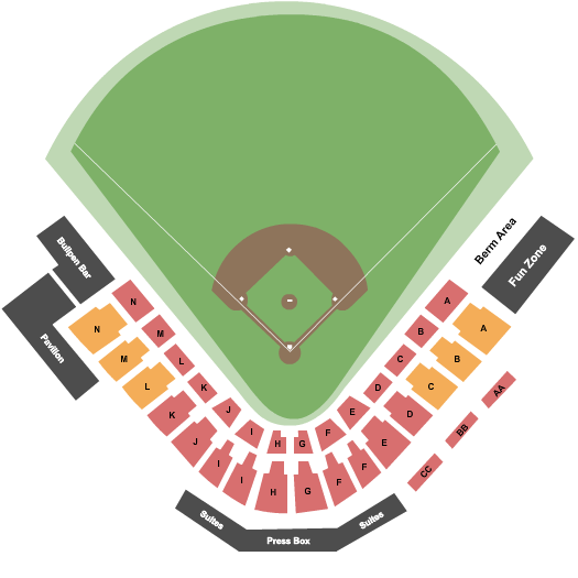 The Ballpark at Jackson Map