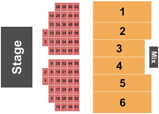 The Event At Graton Resort & Casino Seating Chart: Endstage - Tables