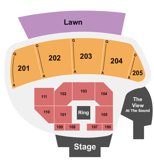 The BayCare Sound Seating Chart: Wrestling