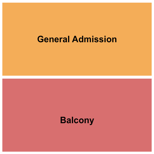 The Beacham Seating Chart: GA/Balcony