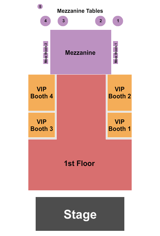 The Biltmore Theatre Seating Chart: Endstage VIP