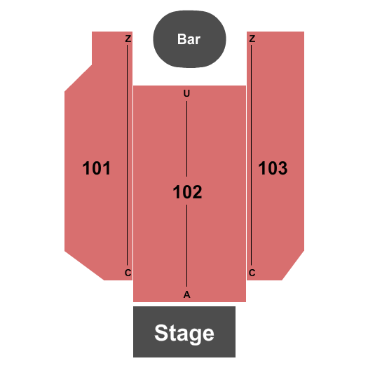 The Block at Harrah's Philadelphia Seating Chart: Endstage