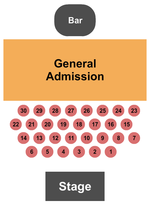 The Block at Harrah's Philadelphia Seating Chart: Tables/GA