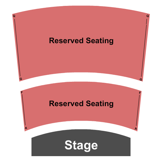 The Boardwalk Theatre Seating Chart: Endstage
