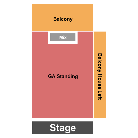 The Bomb Factory Seating Chart: Dance Gavin Dance 2