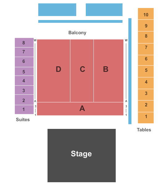 The Bomb Factory Seating Chart